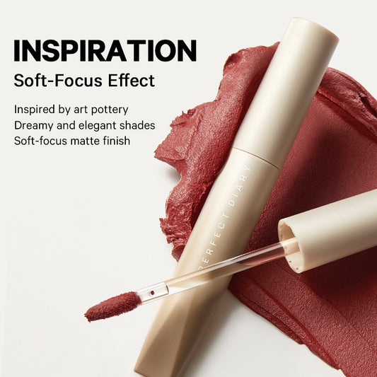 Perfect Diary Creamy Lip Clay Blurring Soft Matte Lipstick Creamy Clay-like Texture 5 Shades (Shipping not included)