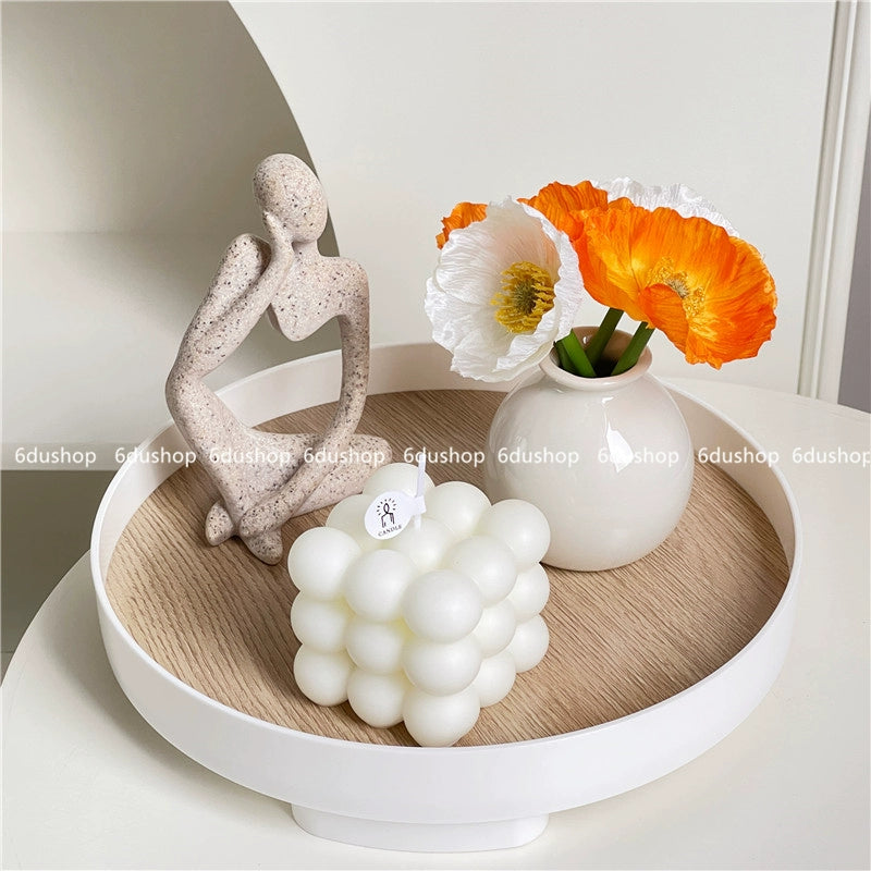 Nordic decoration aromatherapy desktop storage tray (Shipping not included)