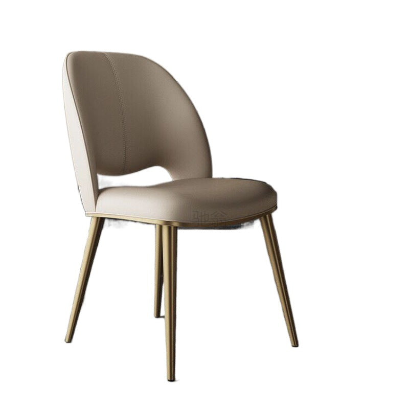 3L light luxury Nordic leather dining chair (shipping not included)