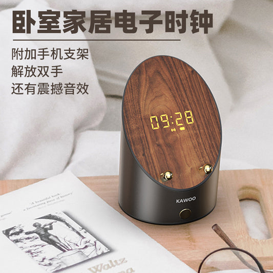 Induction bluetooth audio  desktop electronic clock, mobile phone holder, bluetooth speaker (Shipping not included)