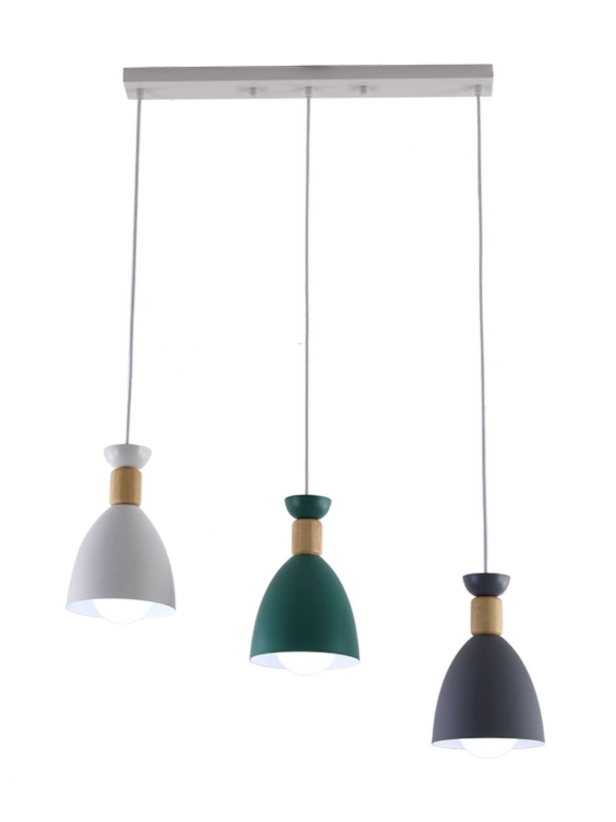 Nordic three-head household long macaron  lamp modern (Shipping not included)