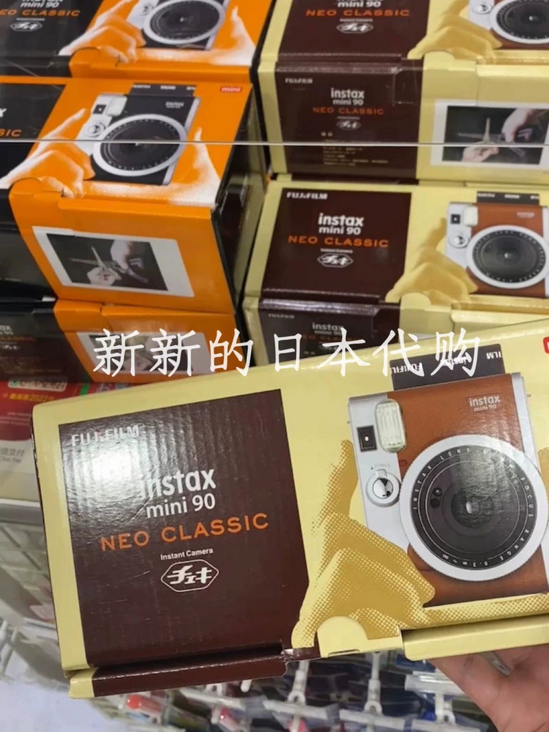 Japan original new purchase Fujifilm Polaroid mini90 one-time imaging mini vintage film camera (Shipping not included)