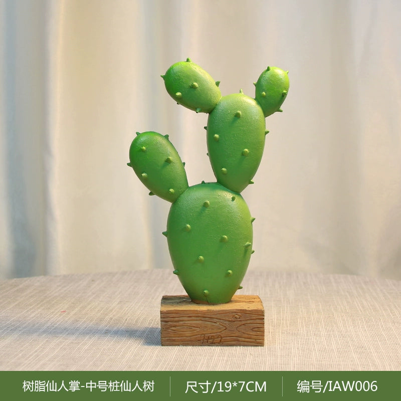 Nordic home decorations succulent cactus (Shipping not