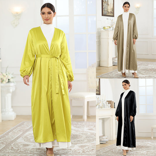 Dubai Puff Sleeve Abaya