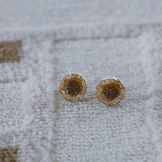 Sunflower earrings (Shipping not included)