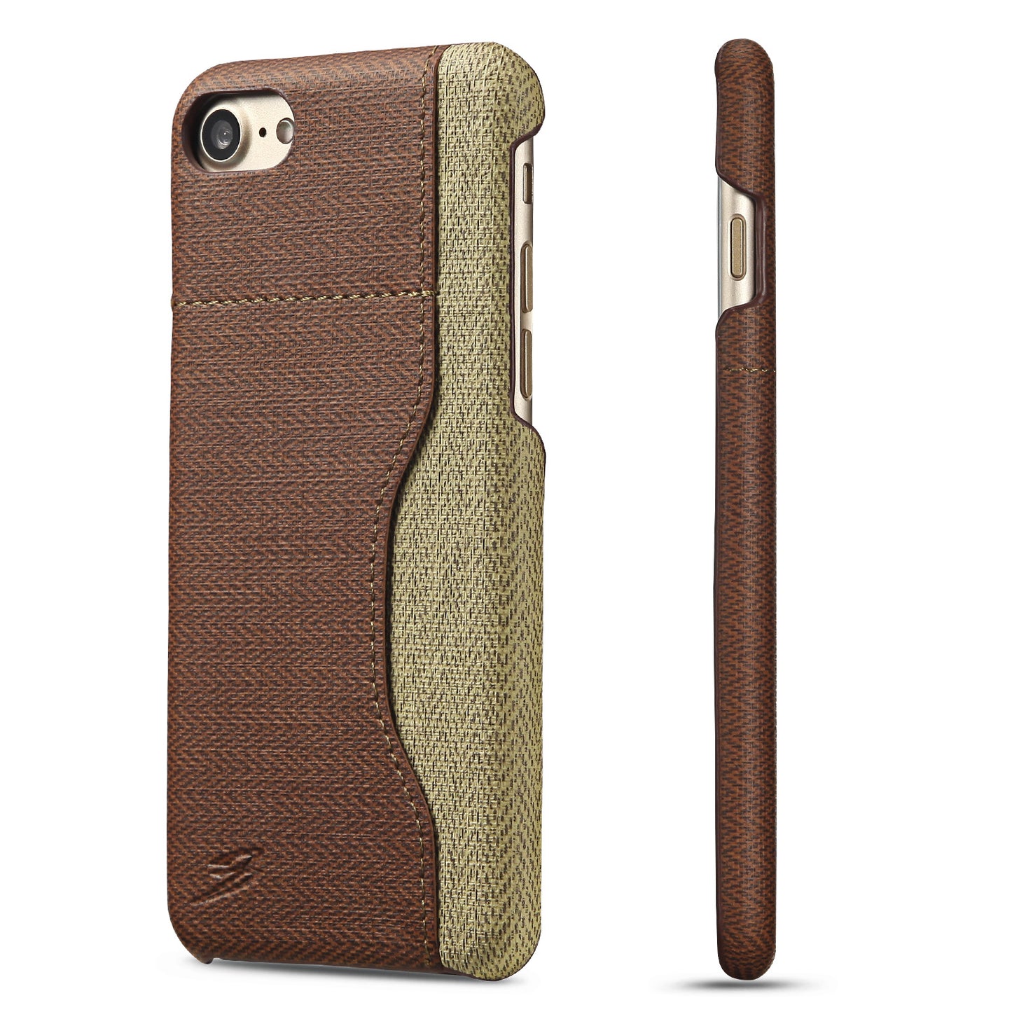 iPhone Leather Case: 8 Card Back Cover Protective Shell - Back Cover (Shipping Not Included)