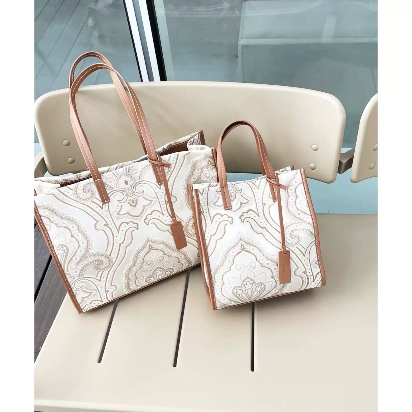 Japanese  paisley pattern tote bag (Shipping not included)