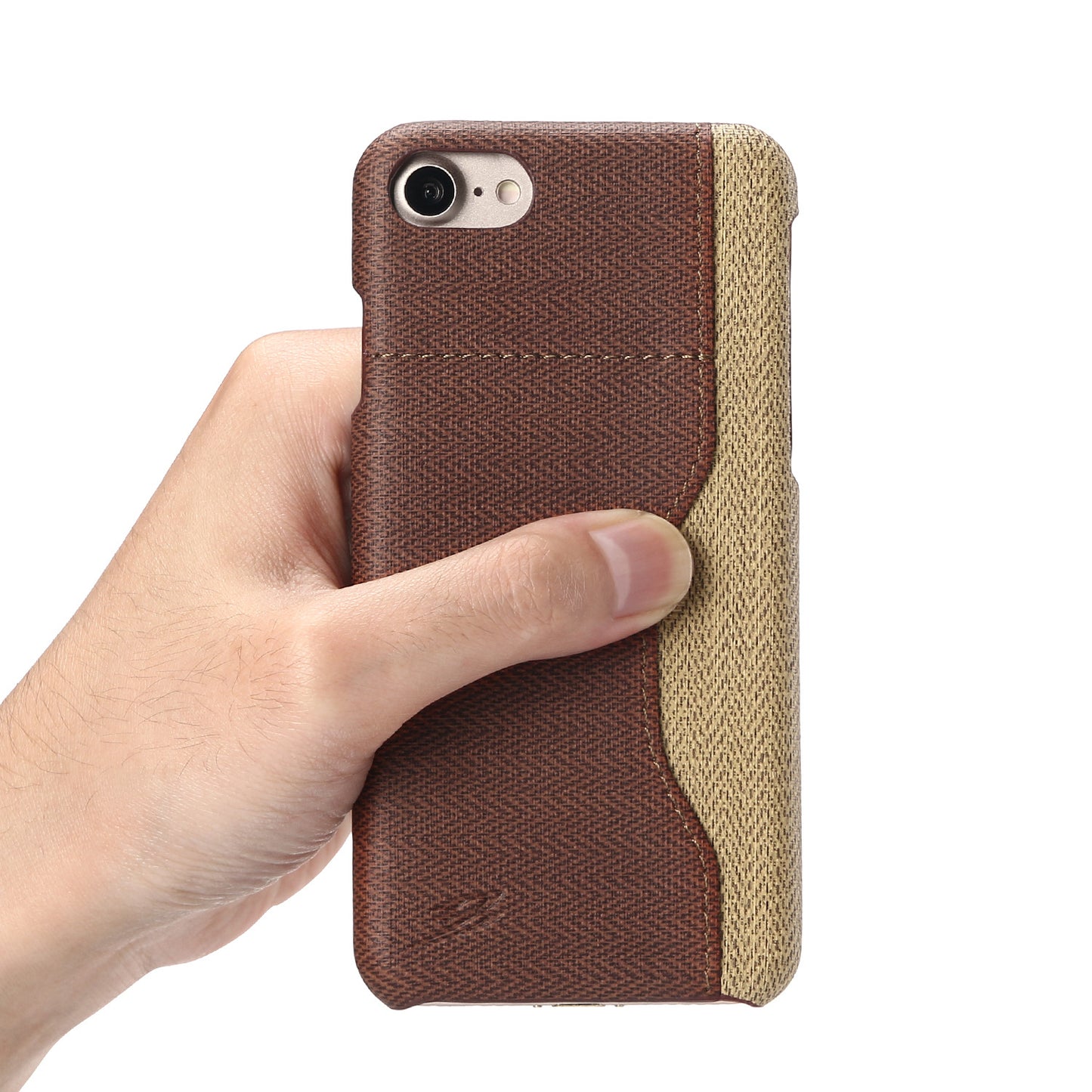 iPhone Leather Case: 8 Card Back Cover Protective Shell - Back Cover (Shipping Not Included)