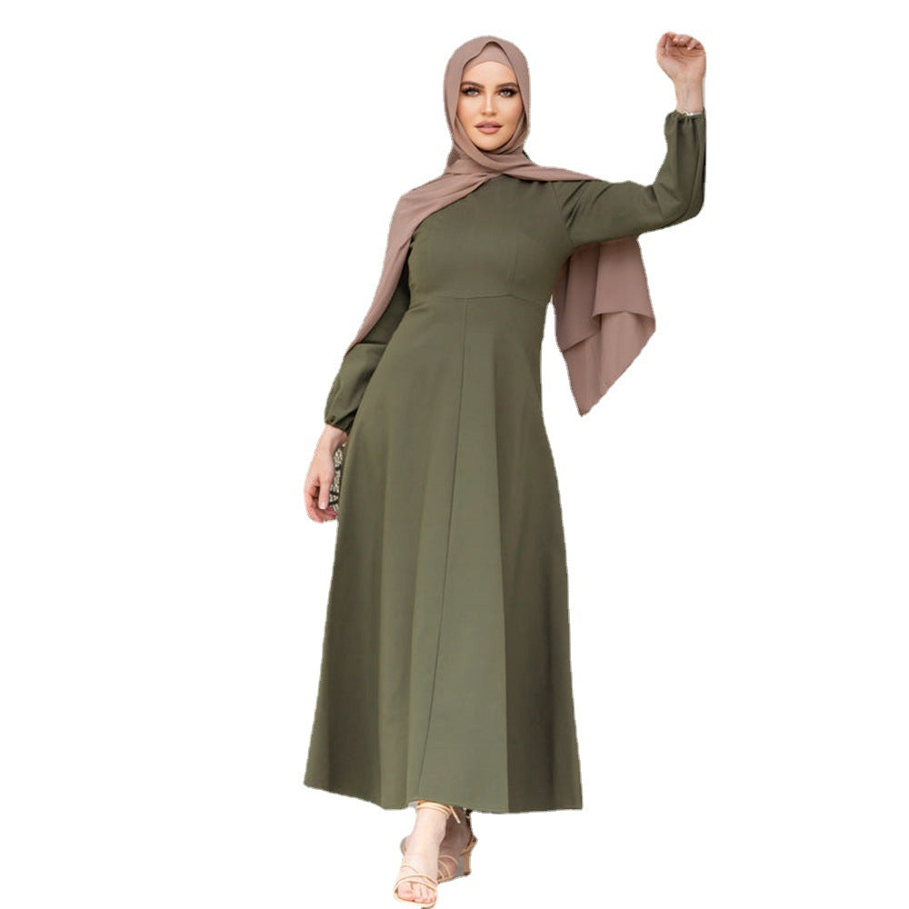 Dubai Ethnic Style Slim  Dress